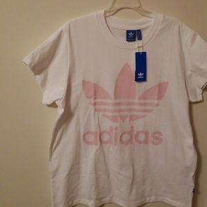 SOLD- Adidas Big Trefoil Tee NWT